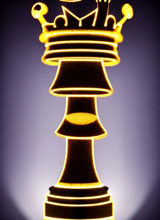 prompthunt: queen chess piece photo, beautiful skin of led point