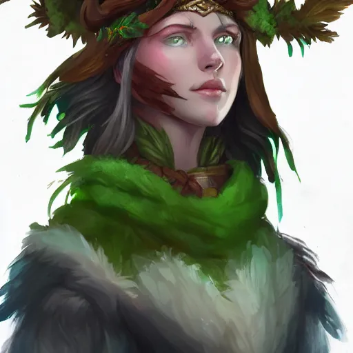 Image similar to Nature Druid, character portrait by Jason Chan, digital art, trending on artstation