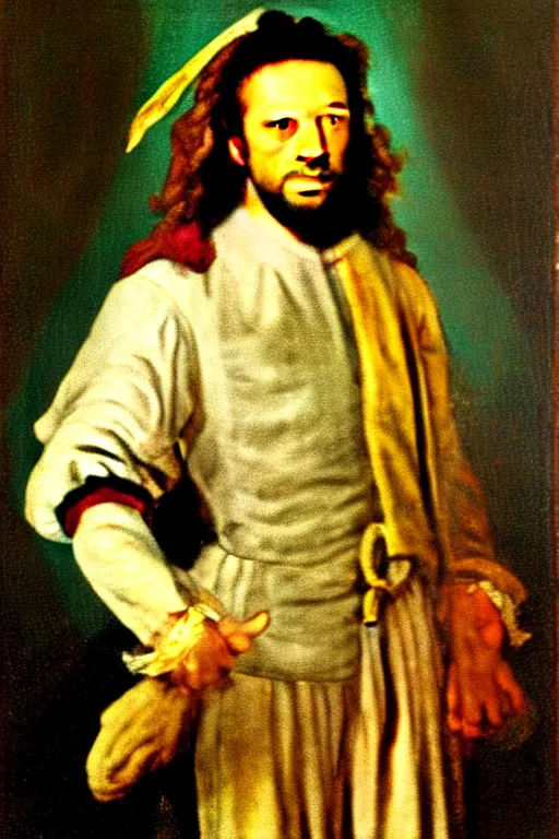 Prompt: portrait of a 17th century sailor, by Franz Hals