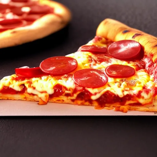 Prompt: a extreme close up of new york style pizza, photo realistic, cinematic lighting, commercial photography