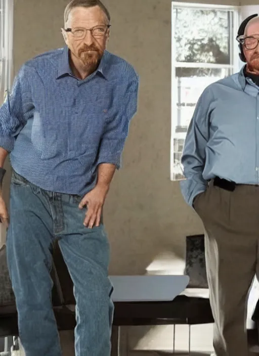 Prompt: bill gates as walter white from breaking bad, tv ad