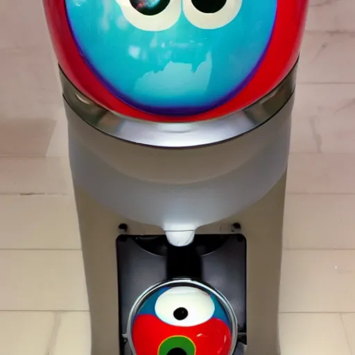 Prompt: gumball dispenser full of eyeballs