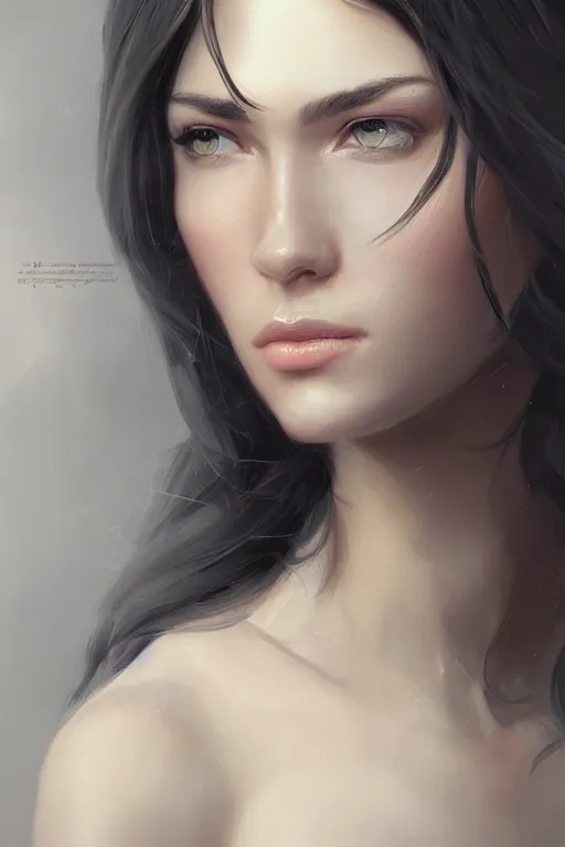 Image similar to Portrait of a Beautiful spanish model, elegant, digital painting, highly detailed, artstation, concept art, smooth, sharp focus, illustration, art by artgerm and greg rutkowski.