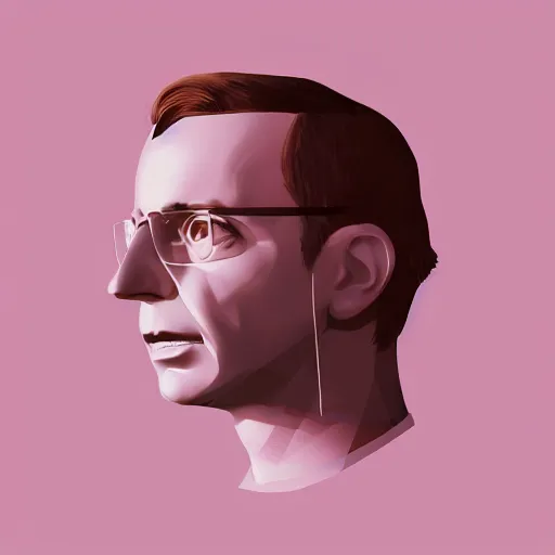Prompt: beeple portrait made by beeple
