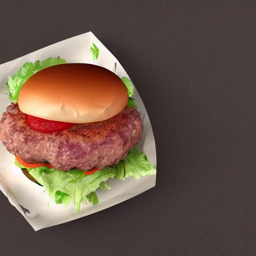 Prompt: a blobfish burger, lifelike, extremely detailed, 8k resolution