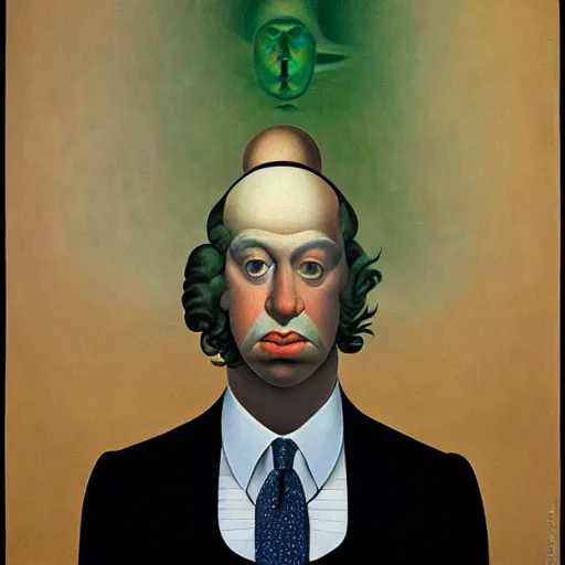 Image similar to figurative avant garde post - morden monumental dynamic portrait by magritte and hogarth, inspired by william blake and gaugin, illusion surreal art, highly conceptual figurative art, intricate detailed illustration, controversial poster art, polish poster art, geometrical drawings, no blur