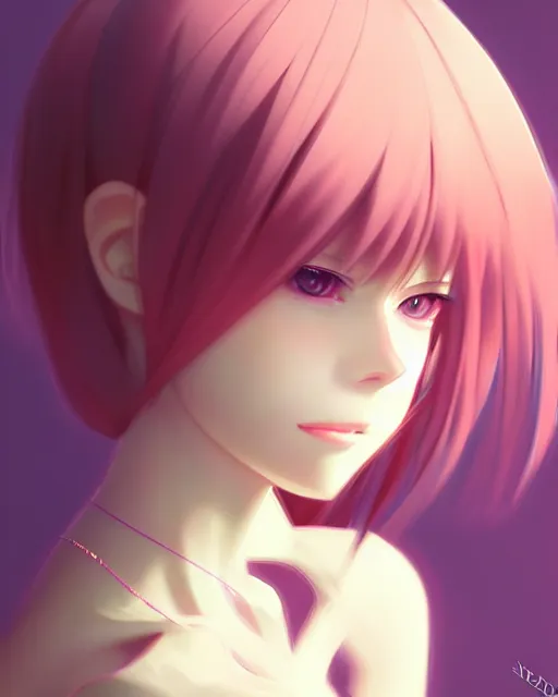 Image similar to coco rocha as a beautiful anime girl, expert high detail concept art, character design, defined face, vivid colors, photorealistic shaded lighting poster ilya kuvshinov, katsuhiro, makoto shinkai, wlop, loish and clamp style, trending on artstation, best selling artist