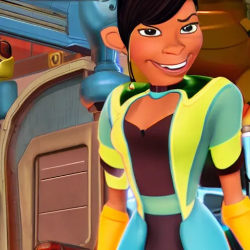 Prompt: penny proud in the ratchet and clank universe