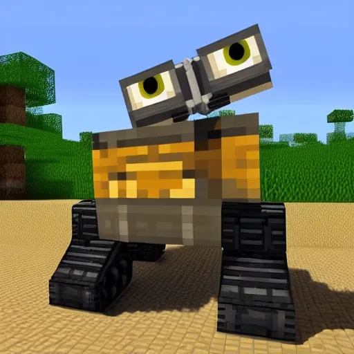 WallE in Minecraft Stable Diffusion OpenArt