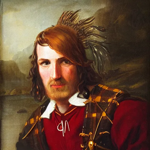 Image similar to a portrait of a Scottish laird.