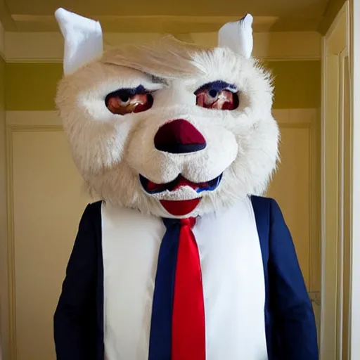 Prompt: donald trump fursuit