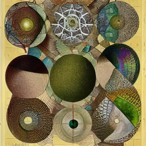 Prompt: complex mathematical equations inspired by bosch, botticelli, vasarely, klee. mathematical paradise, detailed beautiful animals, esoteric equation heaven, detailed beautiful plants, 3 d platonic solids, elegant intricate diagrams, beautiful equations, oil paint, pen and ink, color, hyperrealistic, on loan from louvre, masterpiece