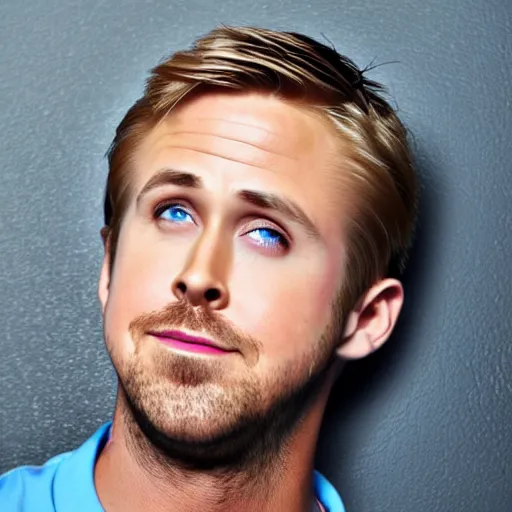 Image similar to Ryan Gosling in stock photos, bright, studio photo