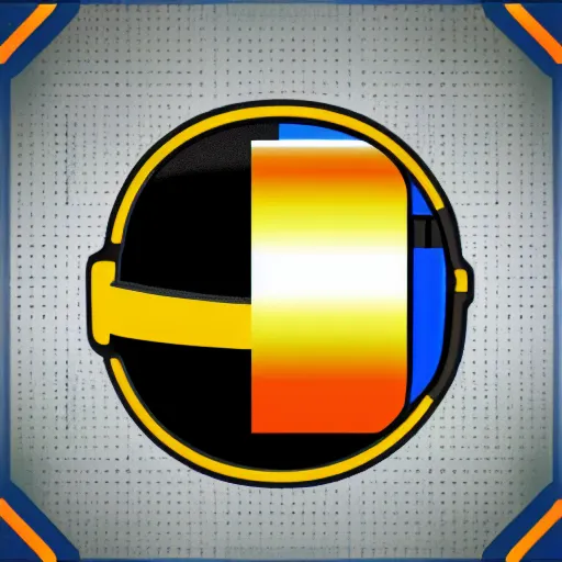 Prompt: daft punk as app icons, high resolution