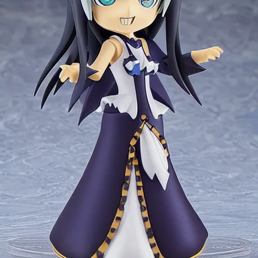 Image similar to fubuki, anime nendroid of fubuki, detailed product photo