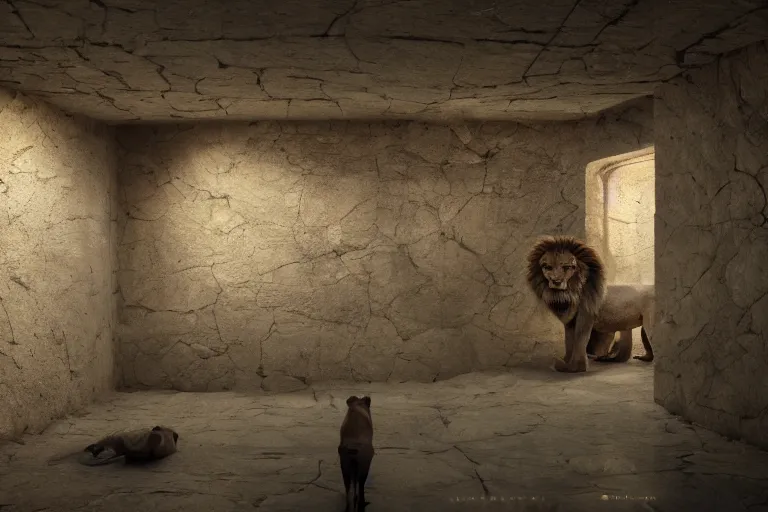 Prompt: tarkovsky scene, hyper realistic, ambient lighting, concept art, intricate, hyper detailed, smooth, dynamic volumetric lighting, octane, raytrace, cinematic, high quality, high resolution, 4 k, film grain, lion king