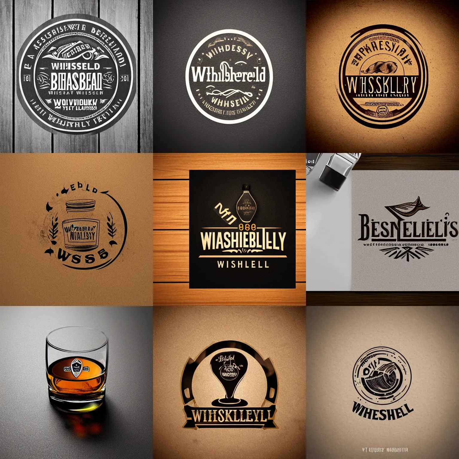 Prompt: WhiskeyBeldi, ultra realistic logo, well designed, whiskey design, artistic, 8K,