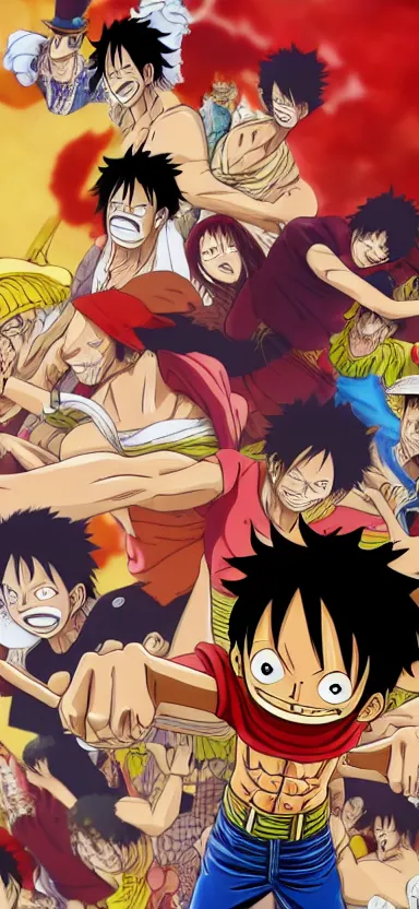 foto do luffy para perfil 4k