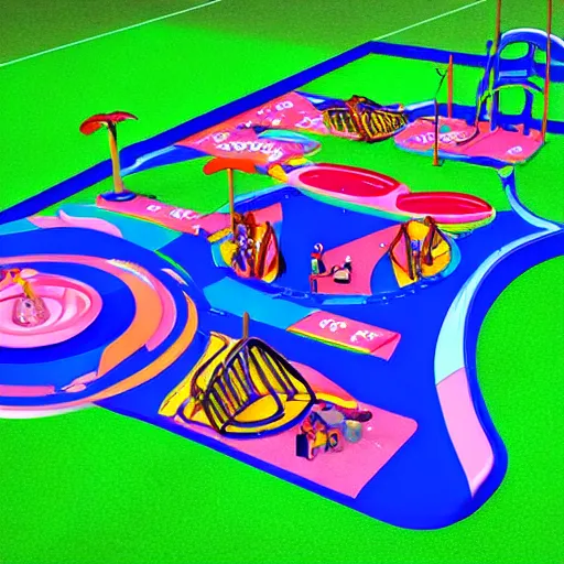 Image similar to 4 dimensional playground
