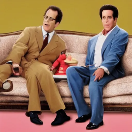 Prompt: seinfeld on the nintendo wii