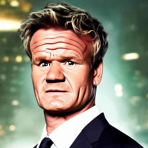 Prompt: gordon ramsey starring as the incredible hulk, movie still, 8 k