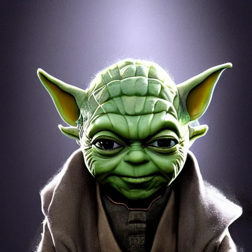 Image similar to Hugo Weaving as Yoda, hyperdetailed, artstation, cgsociety, 8k