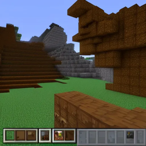 Image similar to an in-game screenshot of Adele in Minecraft