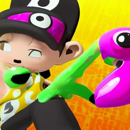 Image similar to big man splatoon 3