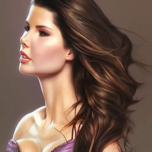 Image similar to amanda cerny in the style of stefan kostic, realistic, full body, sharp focus, 8 k high definition, insanely detailed, intricate, elegant, art by stanley lau and artgerm