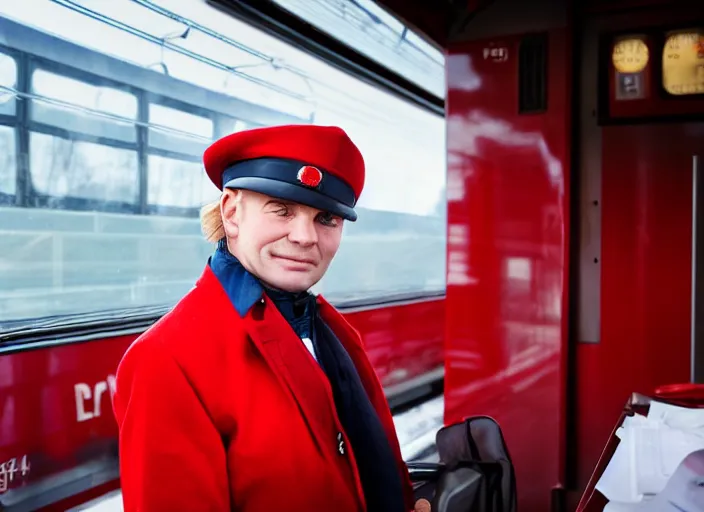 Image similar to train driver of the Russian Railways