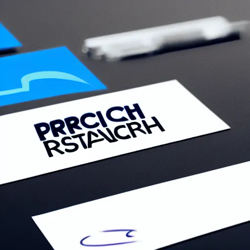 Prompt: logo for a modern startup named presearch