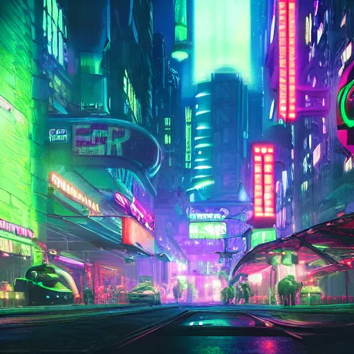 City Glow - Animated by TheFearMaster  Cyberpunk city, Futuristic city,  Neon wallpaper