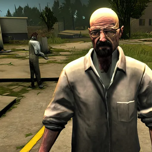 Image similar to Walter White in left 4 dead