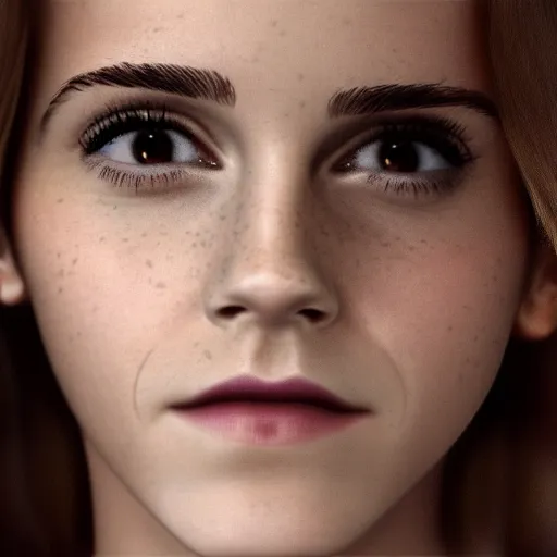 Image similar to emma watson, 8 k, depth, 3 d