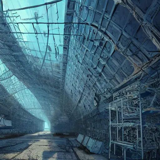 Prompt: a beautiful painting of chornobyl by nekro and pascal blanche and syd mead and greg rutkowski and sin jong hun and victo ngai and simon stalenhag and chris voy and ansel adams. in style of cg art. ray tracing. cel shading. hyper detailed. realistic. ue 5. maya. octane render.