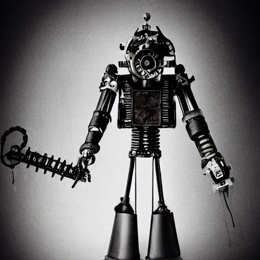 Image similar to a nightmare machine, steampunk, black and white