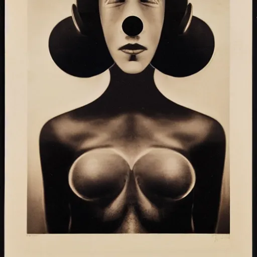 Prompt: A portrait of a beautiful cyberpunk girl, octopus, by Man Ray, fine art