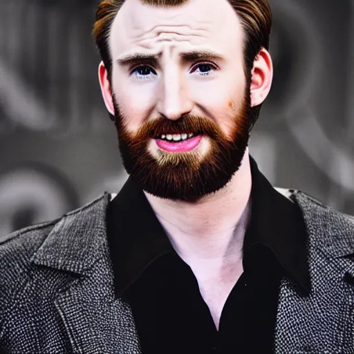 Image similar to Ansel Adams photograph of Chris Evans