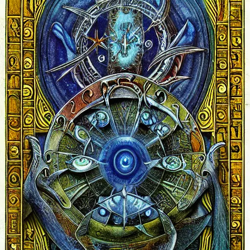 Image similar to detailed and sharp aquarius artistic zodiac artwork, mystic style, detailed, 8 k, detailed, symmetrical, by brian froud