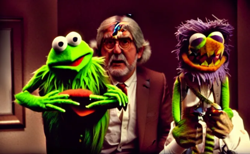 Image similar to tobe hooper evil muppets vfx film