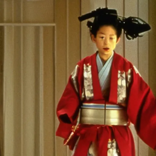 Image similar to japanese samurai in home alone movie