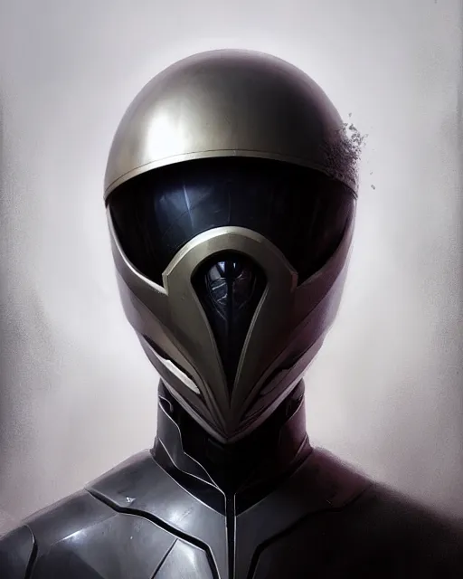 Prompt: smooth fluid black featureless helmet, by greg rutkowski, mark brookes, jim burns, tom bagshaw, magali villeneuve, trending on artstation