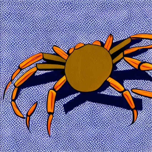 Image similar to Crab in a Jiu Jitsu gi