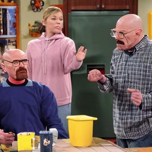 Prompt: Walter White on an Episode of Icarly