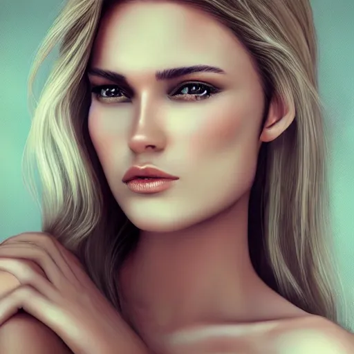 Image similar to beautiful woman, photorealistic