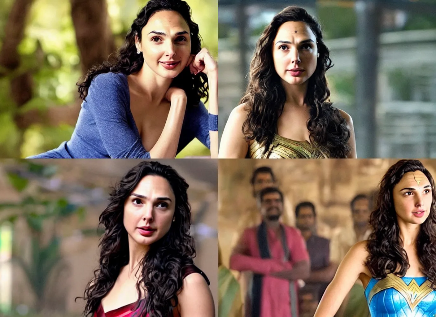 Prompt: gal gadot starring in a malayalam movie