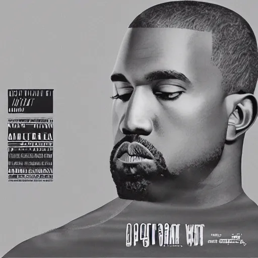 Prompt: concept art for Kanye West's new album (2023)