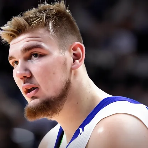 Image similar to luka doncic rap mixtape cover