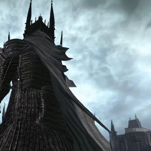 Image similar to confused Alucard wandering in Anor Londo