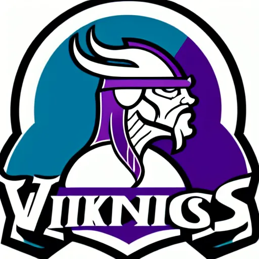 Image similar to sports logo detailed vector vikings